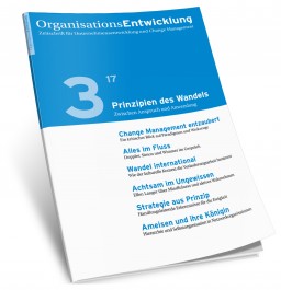Graphik einer Ausagbe der Zeitschrift Organisationsentwicklung