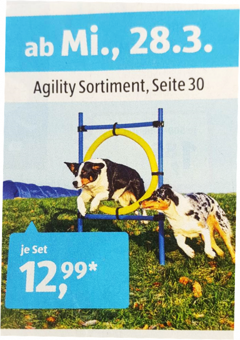 Foto einer Printwerbung zu Agilität.