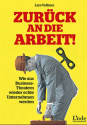 Foto mit der Vorderseite eines Buches was in der Farbe geld ist und ein Mann drauf ist mit krummem Rücken und einer drehschraube darin